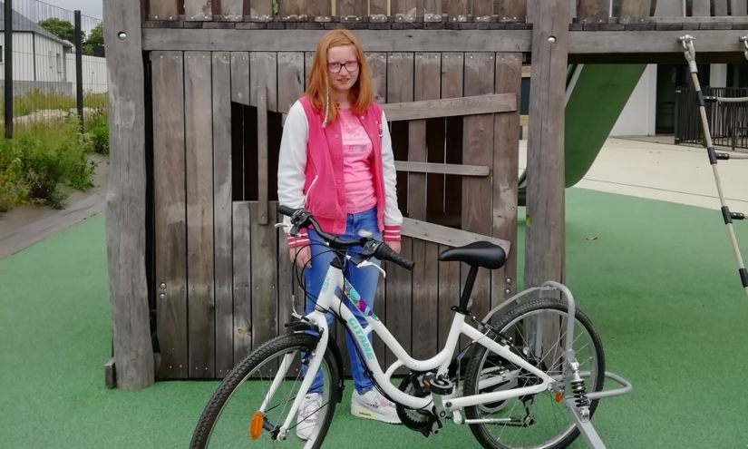 Un nouveau vélo pour l’IME